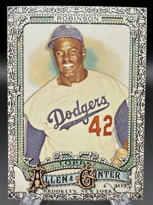 Jackie Robinson (Dodgers) 2025 Topps Allen & Ginter Foil Fillatate SP #31 front