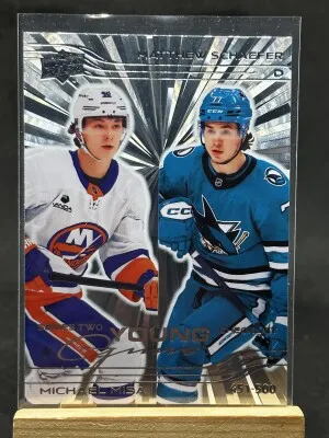 Matthew Schaefer Michael Misa 2025-26 Series 2 Young Guns Outburst front