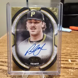 TOPPS TIER ONE PAUL SKENES AUTO /49 front
