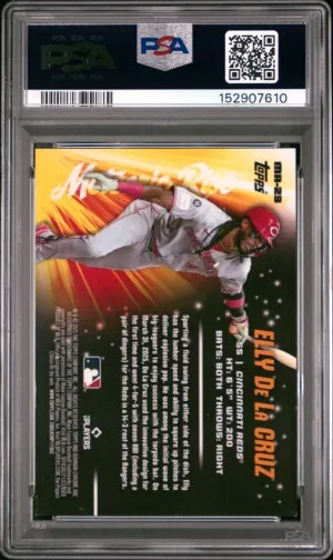 2025 Bowman Chrome Elly De La Cruz Meteoric Rise /75 back