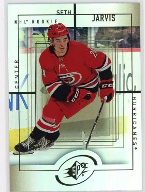 2021-22 Upper Deck Seth Jarvis '99-00 SPx Retro #SPX-33 front
