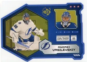 2021-22 Upper Deck Andrei Vasilevskiy UD3 Gold 99/100 #UD3-25 front