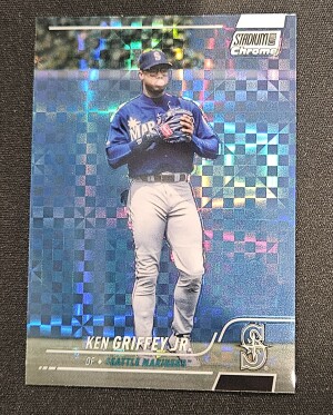 2022 Topps Stadium Club Chrome Ken Griffey Jr Xfractor front