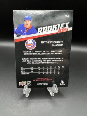 Matthew Schaefer Victory Rookie back