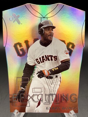 Barry Bonds (Giants) 2000 Die-Cut Fleer EX Skybox E-Xciting 10 Of 10 XT front