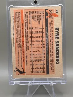 1983 O-PEE-CHEE Ryne Sandberg back