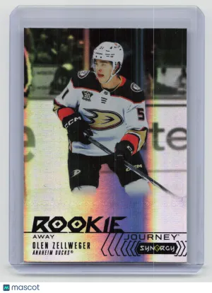 2024-25 Synergy Hockey Journey Olen Zellweger #RJ-11 Away Rookie front