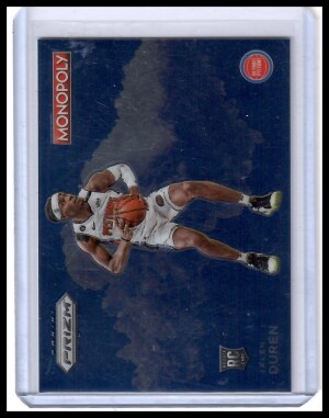 2022 Prizm Monopoly Color Blast Jalen Duren front