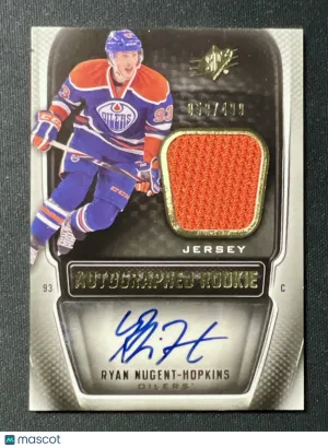2011-12 Upper Deck SPx Rookie Ryan Nugent-Hopkins 53/499 Jersey Patch front