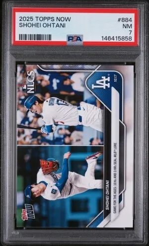 2025 Topps Now Shohei Ohtani front