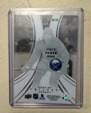 2022-23 Trilogy Owen Power Rookie Premiere 23/299 back