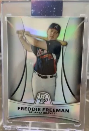 Freddie Freeman Platinum /999 back