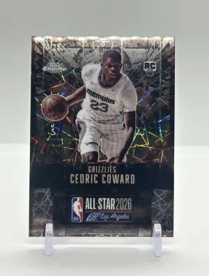 Cedric Coward 2025 Cactus Jack Rookie Lazer /25 front