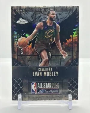Evan Mobley 2025 Cactus Jack Black /10 SSP front