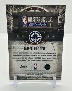 James Harden 2025 Cactus Jack Orange /50 back