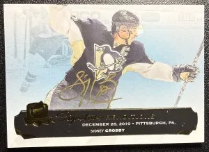 2014-15 The Cup Sidney Crosby Signature Renditions Auto front