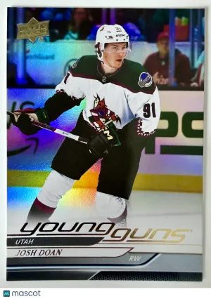 2024 Upper Deck Series 1 Young Guns Josh Doan Silver Rookie front
