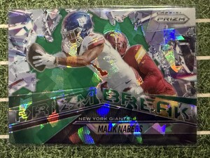 2025 Prizm Green Ice Prizm Break Malik Nabers front