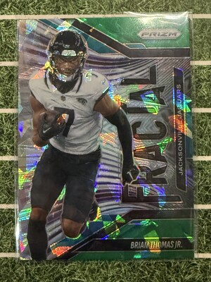 2025 Prizm Green Ice Fractal Brian Thomas Jr front