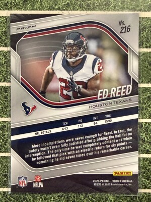 2025 Prizm Green Ice Ed Reed back