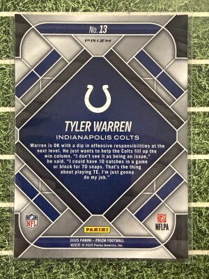 2025 Prizm Green Ice Emergent Tyler Warren back