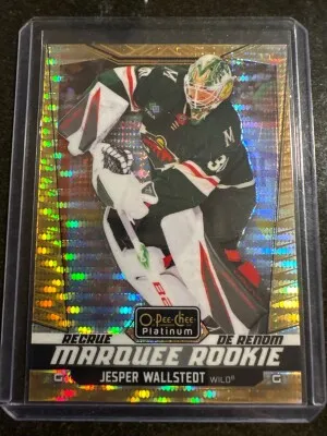 Jesper Wallstedt Seismic Gold Marquee Rookie /50 front