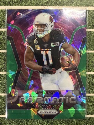 2025 Prizm Green Ice Prizmatic Larry Fitzgerald front