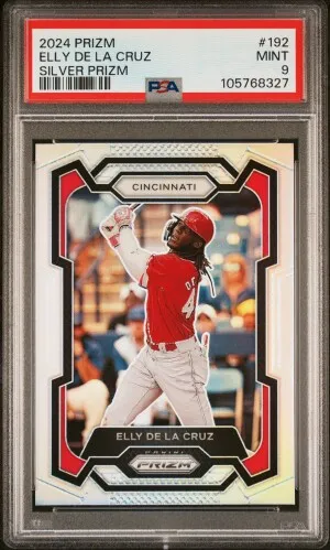 2024 Panini Prizm Elly De La Cruz Silver Prizm front