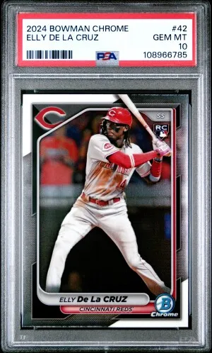 2024 Bowman Chrome Elly De La Cruz front