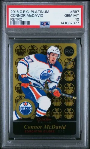 2015 O-Pee-Chee Platinum Retro Connor Mcdavid Retro front