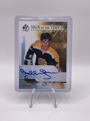 Bobby Orr| 08-09 UD SP Authentic| Sign Of The Times front