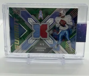 Warren Moon 2022 Panini XR Summit Patch /5 front