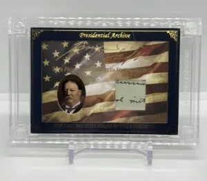 William H Taft A WORD FROM POTUS Authentic Historic Relic Handled By The President /649 front