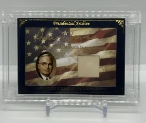 Harry S Truman 2025 A WORD FROM POTUS Authentic Historic Relic Handled By The President front