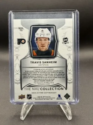 Travis Sanheim NHL Collection The Cup /25 2024-25 back