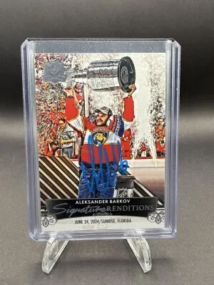 Aleksander Barkov Signature Renditions The Cup Auto 2024-25 front