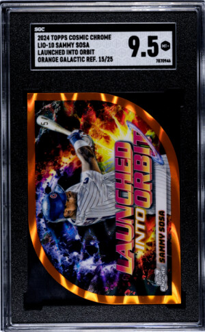 2024 Topps Cosmic Chrome Sammy Sosa SGC 9.5 front