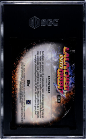 2024 Topps Cosmic Chrome Sammy Sosa SGC 9.5 back