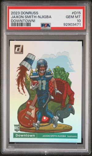 2023 Panini Donruss Downtown! Jaxon Smith-Njigba front