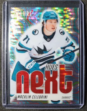 Macklin Celebrini Hues Next Red Spectrum /399 front