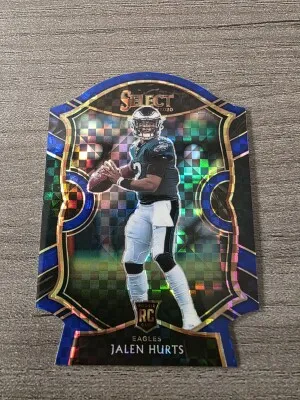 2020 Select Jalen Hurts Checkerboard front
