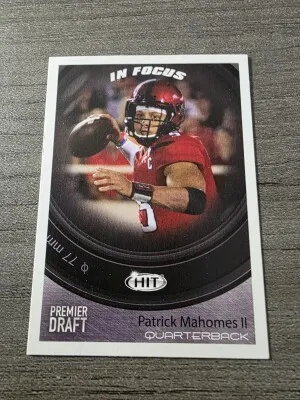 2017 Hit Patrick Mahomes In Focus front