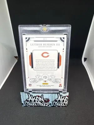 National Treasures Luther Burden III Rookie 3 Color Patch 5/10 Jersey Match back