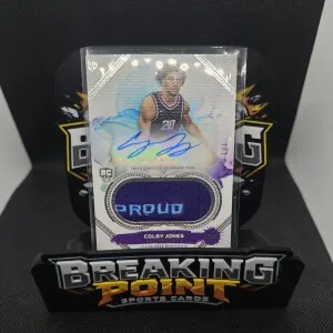 2024 Topps Motif Colby Jones RPA RC Rookie Patch AUTO 1/1 front