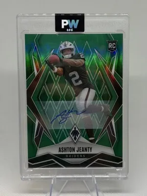 2025 Phoenix Ashton Jeanty RC Auto Green /25 front