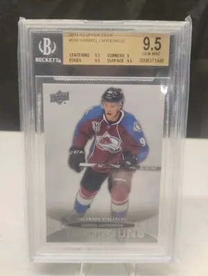 2011-12 Upper Deck Young Guns Gabriel Landeskog BGS 9.5 High Subs *** front