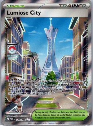 ME03: Perfect Order #111/088 Lumiose City front