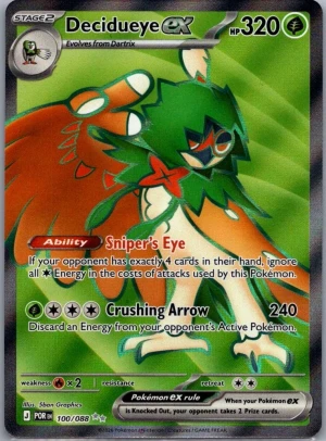ME03: Perfect Order #100/088 Decidueye ex front