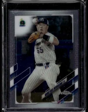 #92 Munetaka Murakami 2021 Topps Chrome NPB front