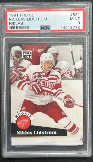 1991 Pro Set Nicklas Lidstrom Niklas front